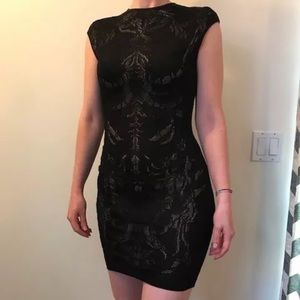 Alexander McQueen black dress